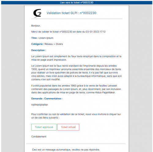 Ticket validation
